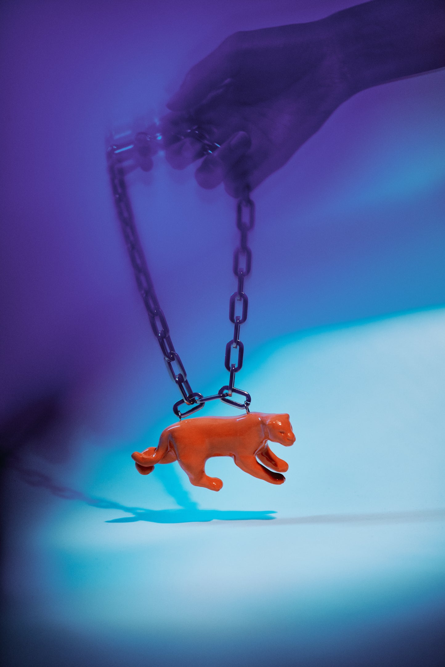 Cleo necklace orange