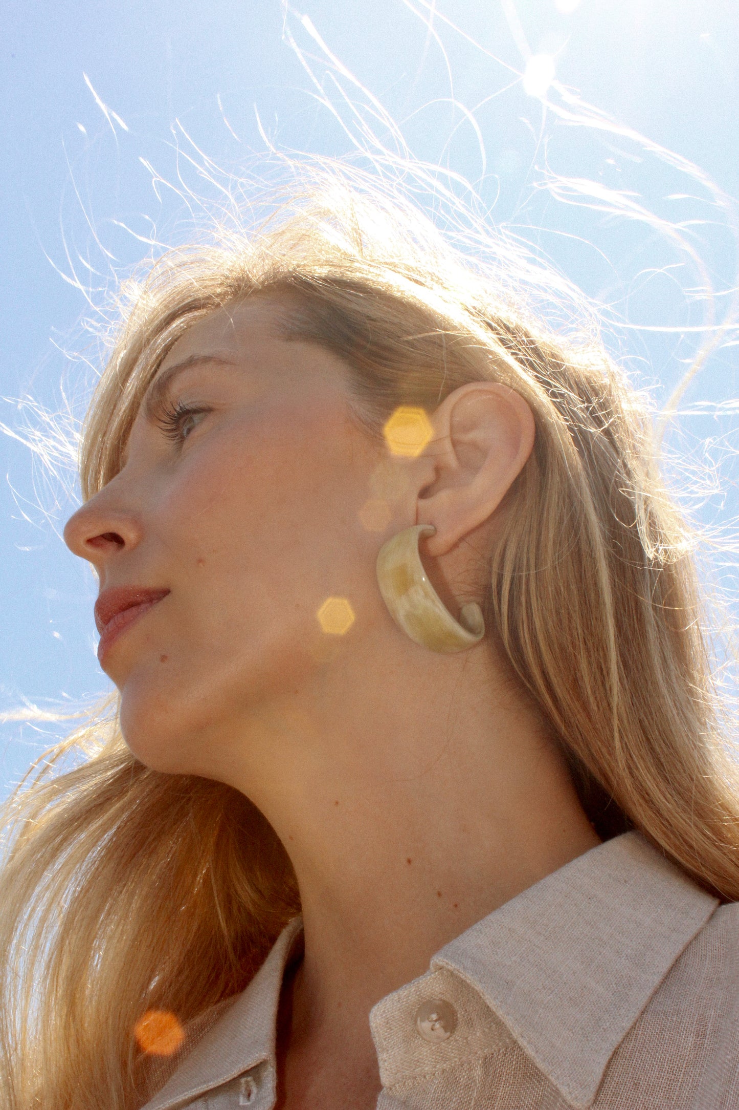 Pendientes Eva caramelo