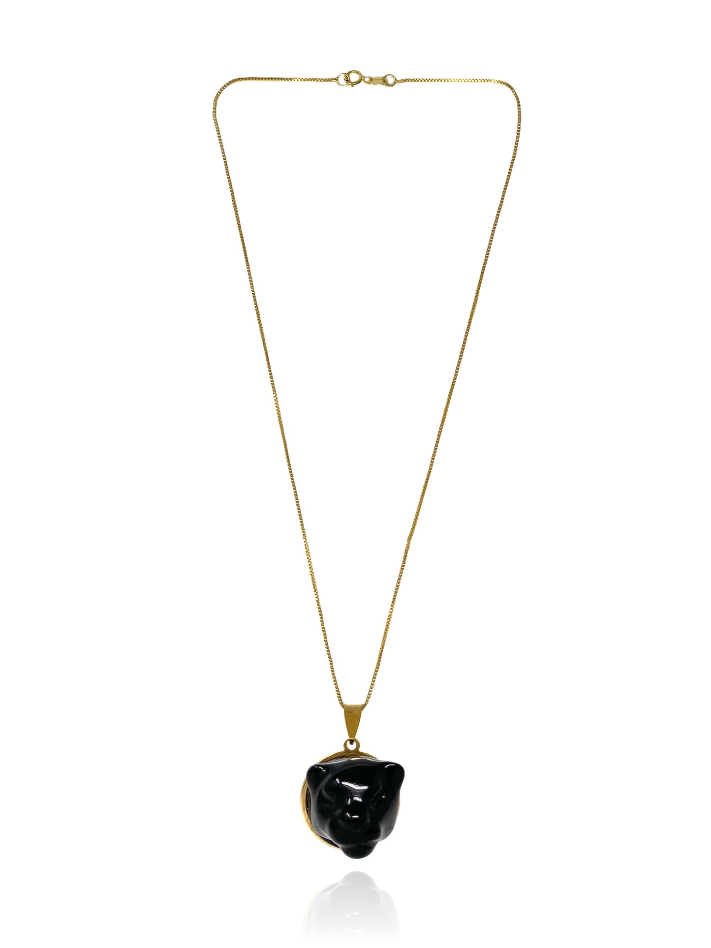Collar colgante Cleo negro