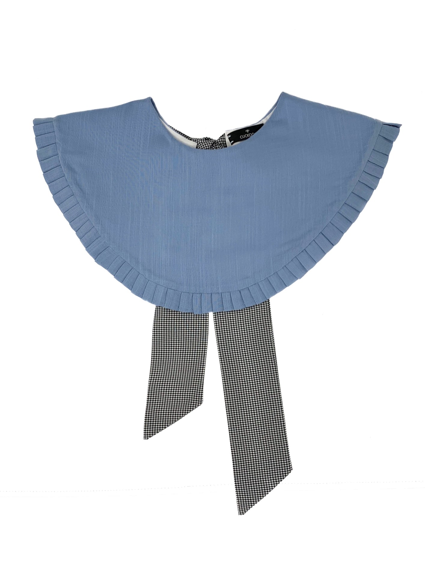 Cuello Charlotte azul