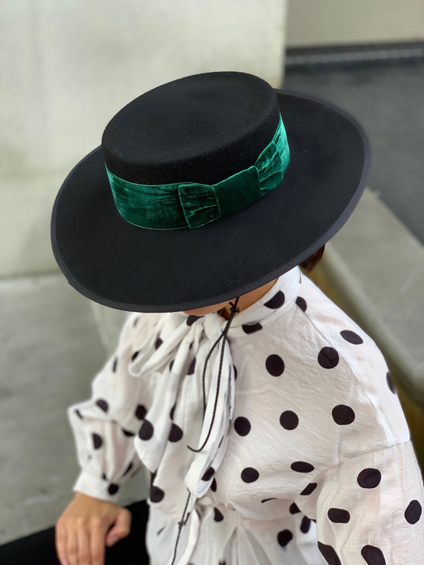 Sombrero Martina negro