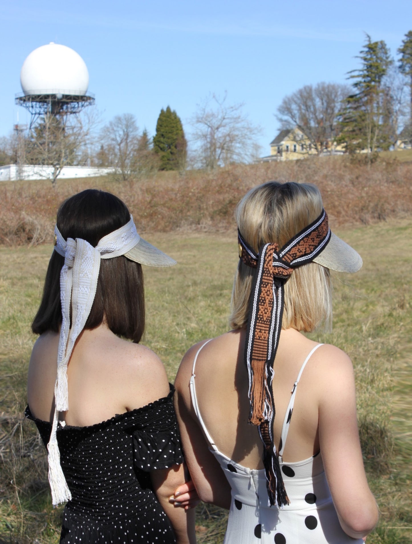 Ramona visor hat brown