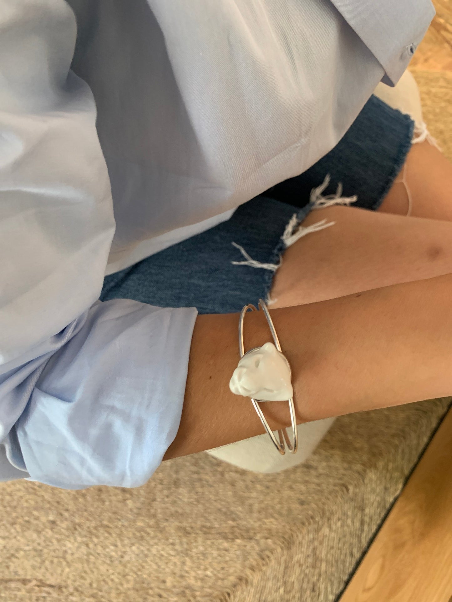 Pulsera Cleo blanco