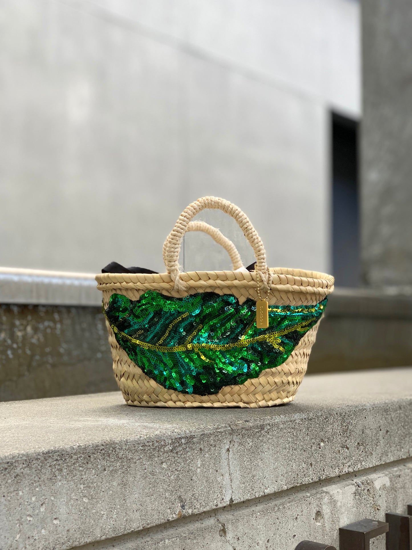 Bolso Margarita hojas