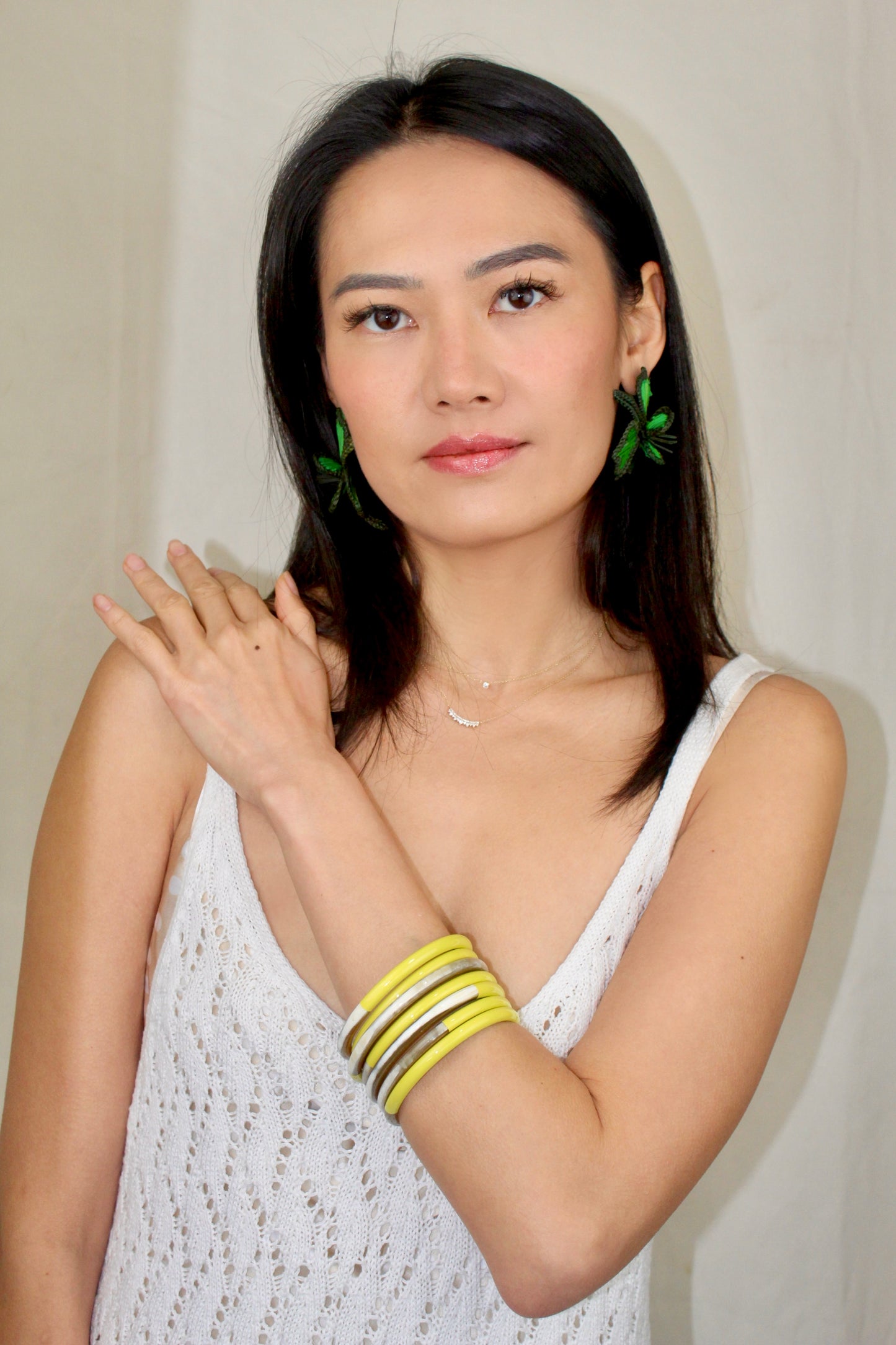 Iman bracelets green