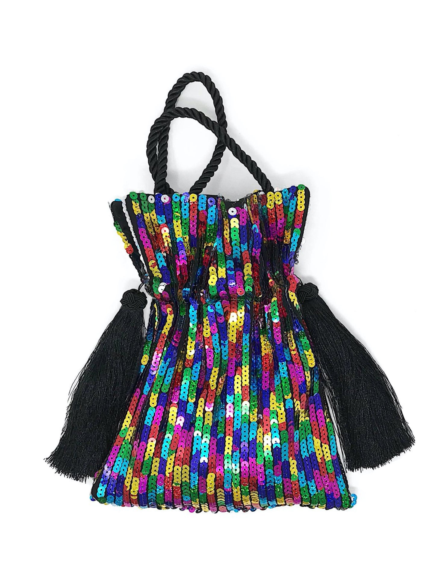 Bolso Amaya arco iris plata