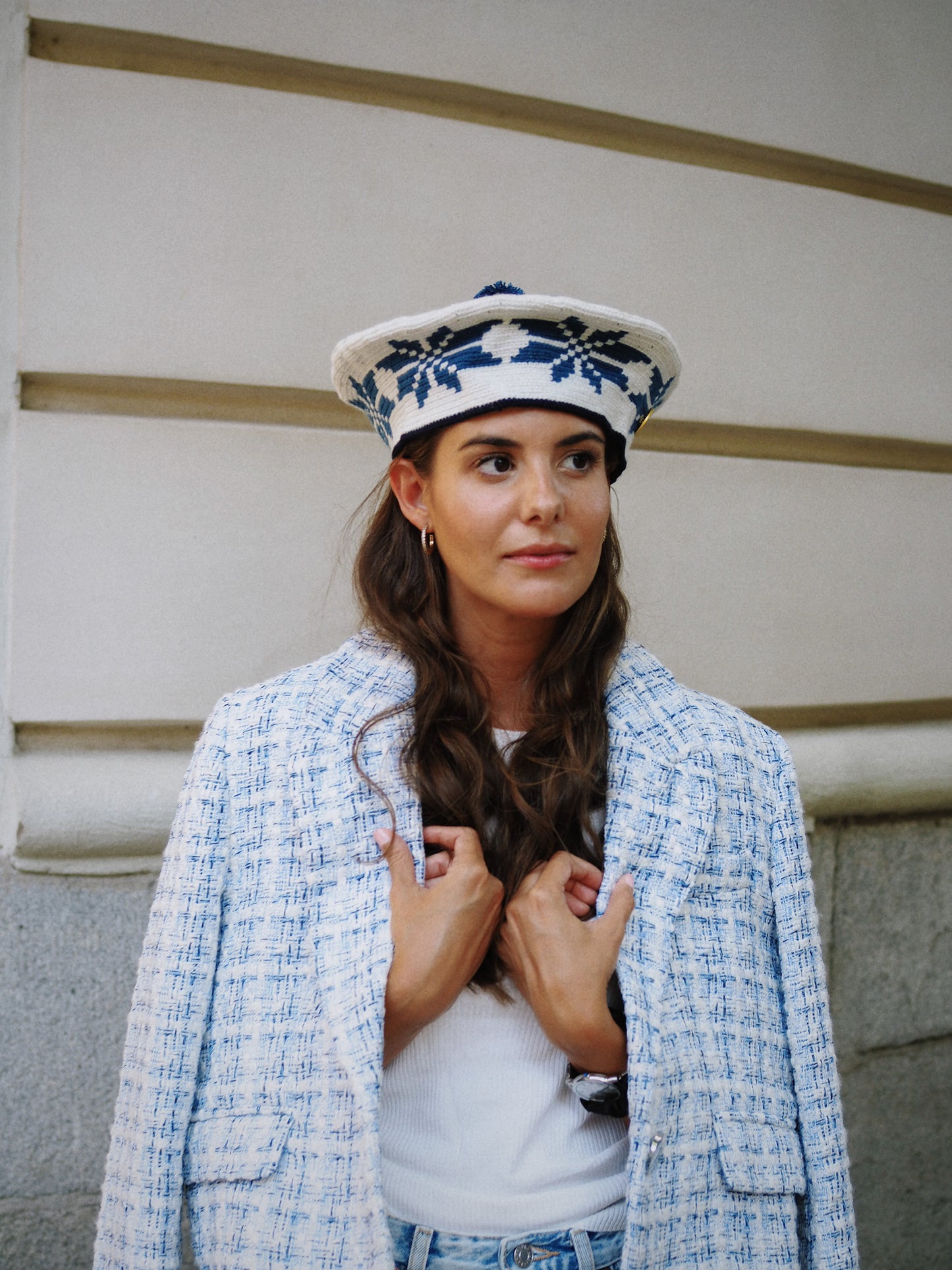 Gabriela beret navy