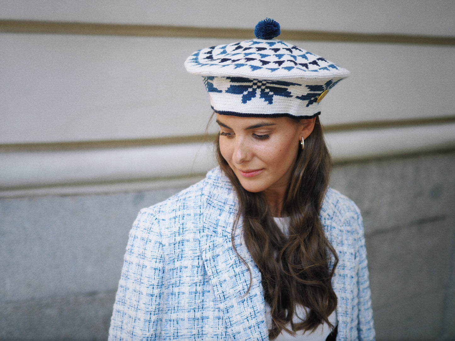 Gabriela beret navy