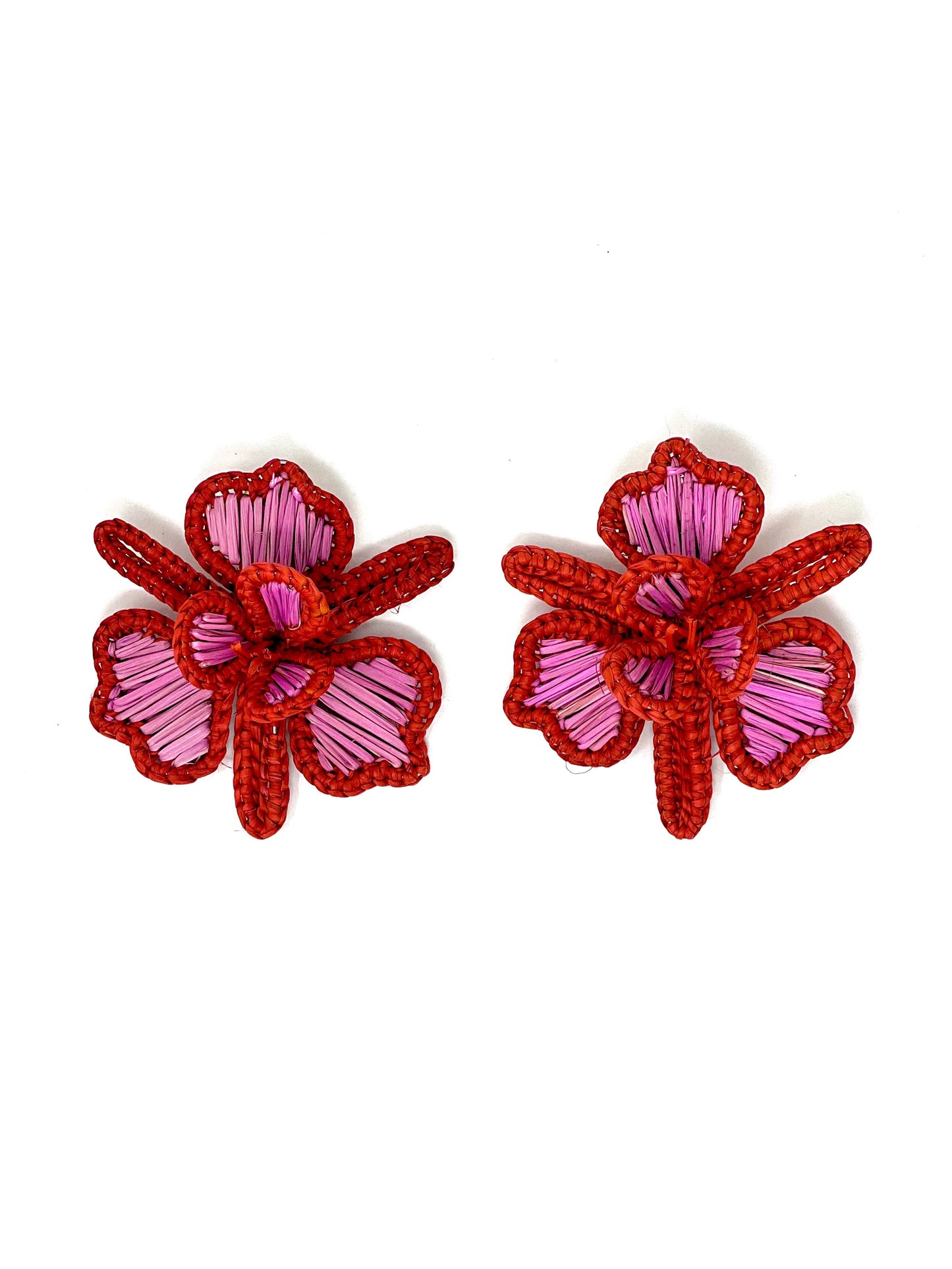 Pendientes Orchid rosa