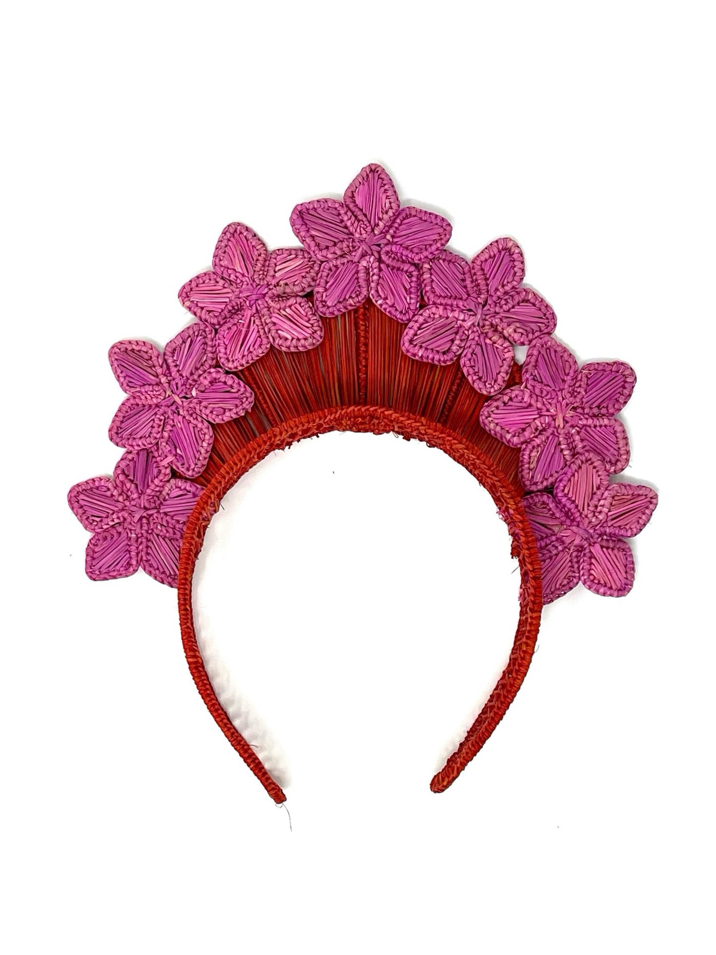 Begonia headpiece pink