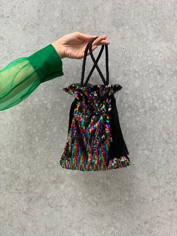 Bolso Amaya arco iris plata