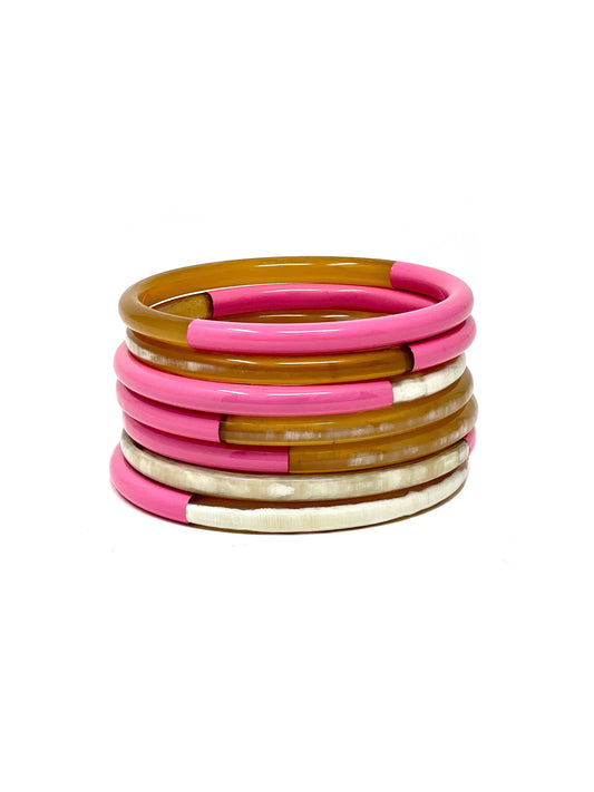 Iman bracelets pink