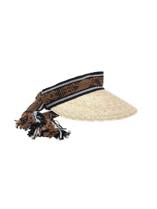 Sombrero visera Ramona marrón